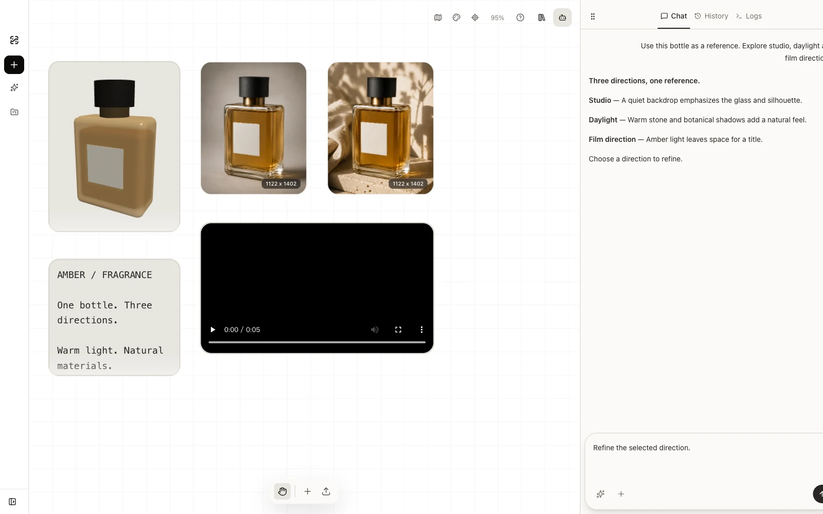 Work with an Agent that shares your canvas